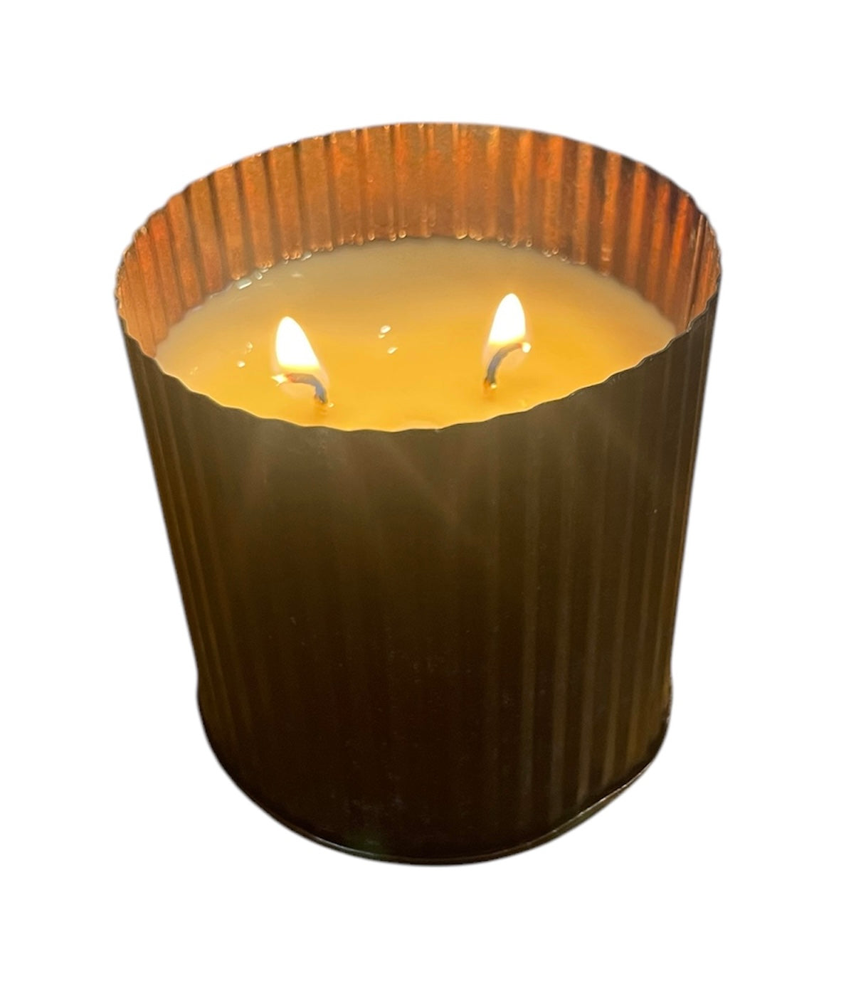 Corrugated Metal Lavender Soy Candle